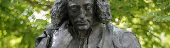 Beeld van Benedictus de Spinoza (foto: Michel Mees)
